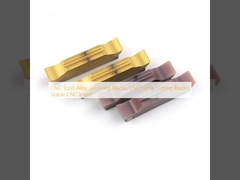CNC Tools Alloy Grooving Blades CNC Lathe Cutting Blades Stable CNC Insert