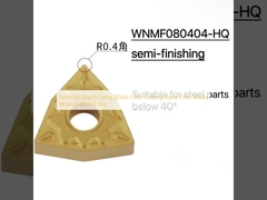 External Peach Lathe Blade CNC Cutting Tools CNC Blade Wnmg080404-Hq