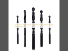 Titanium Coating Carbide Steel Drill Bit Straight Shank High Strength Drill Bits