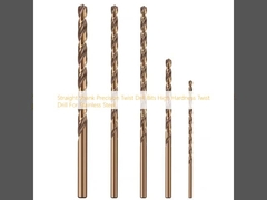 Straight Shank Precision Twist Drill Bits High Hardness Twist Drill For Stainless Steel